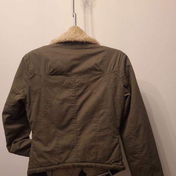 MARC NEW YORK jacket faux fur sherpa collar - Picture 8 of 12